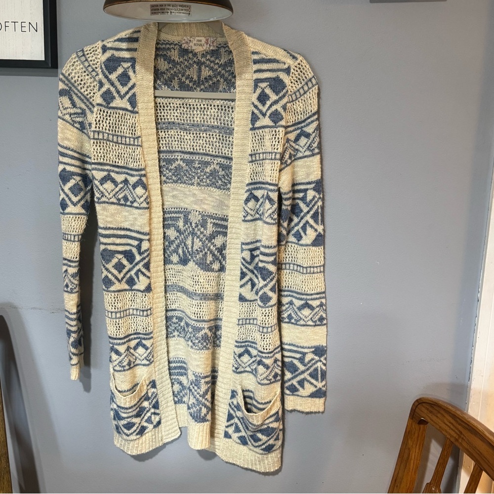 Pink Republic Open-Front Cardigan - Size Small